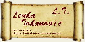 Lenka Tokanović vizit kartica